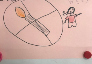 Praca plastyczna dziecka pt. "Nie pal"