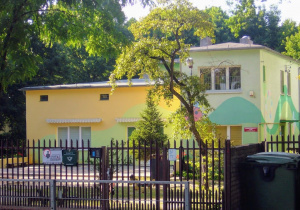 Widok przedszkola od frontu